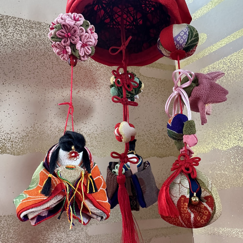 ⓟ)*̣̩⋆̩* 吊るし雛 雛人形 吊るし飾り*̣̩⋆̩* ひな祭り ひな人形・雛