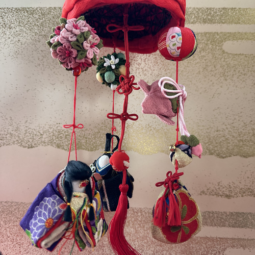 ⓟ)*̣̩⋆̩* 吊るし雛 雛人形 吊るし飾り*̣̩⋆̩* ひな祭り ひな人形・雛