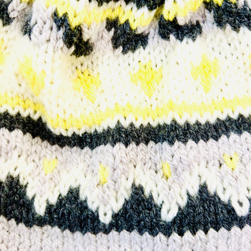 受注制作】耳あて付ニット帽（男性サイズ）⁂グレー系⁂ ニット帽