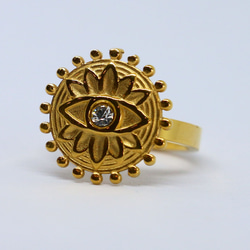 アンティークスタイル　キュービックジルコニア　リング　指輪　11.5号 3枚目の画像