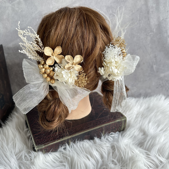 プラムヘッドドレス&コーム