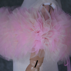 送料無料！取り外しオフショルダー カラードレス ライトブルー 薄ピンク 可愛い 花嫁/ウェディングドレス 8枚目の画像