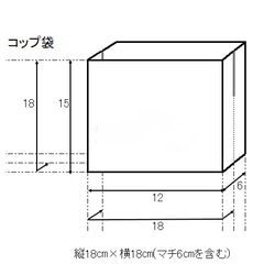 コップ袋とお弁当袋のセット(水色ストライプ) 10枚目の画像