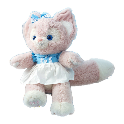 50cmステラルー コスチューム ぬいぐるみ服 夏の青と白のドレス