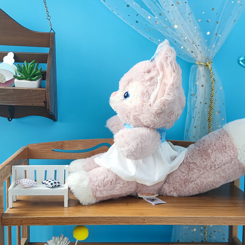 50cmステラルー コスチューム ぬいぐるみ服 夏の青と白のドレス 40cm