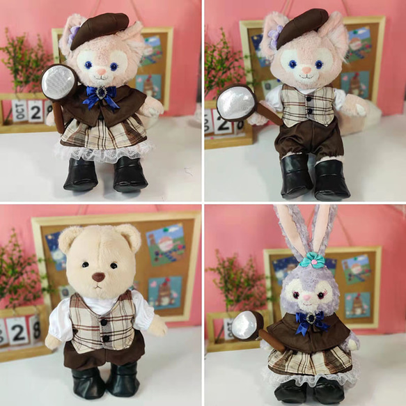 リーナベル ぬいぐるみ用探偵コスチューム Disney ディズニー