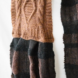 手織りのマフラーストール　Muffler/Scarf 10枚目の画像