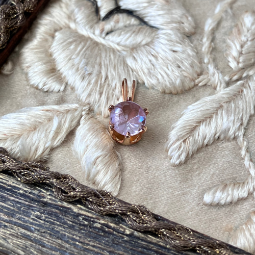 14kgf　サファイアのキラキラチャーム 即納】[minikin][チャーム付け替え対応]14kgf/ブラックスピネル