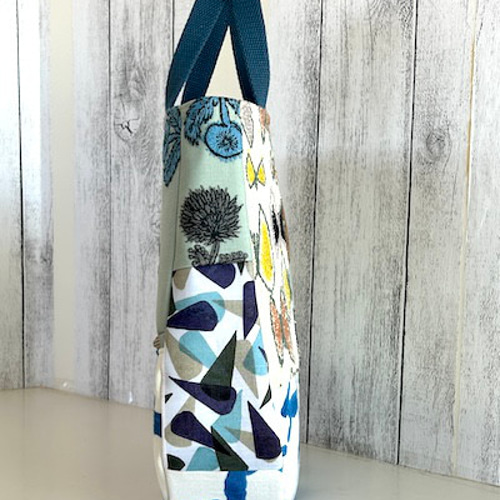 creema限定,ミナペルホネンのrunrunrunとパッチ、ミニトート トート