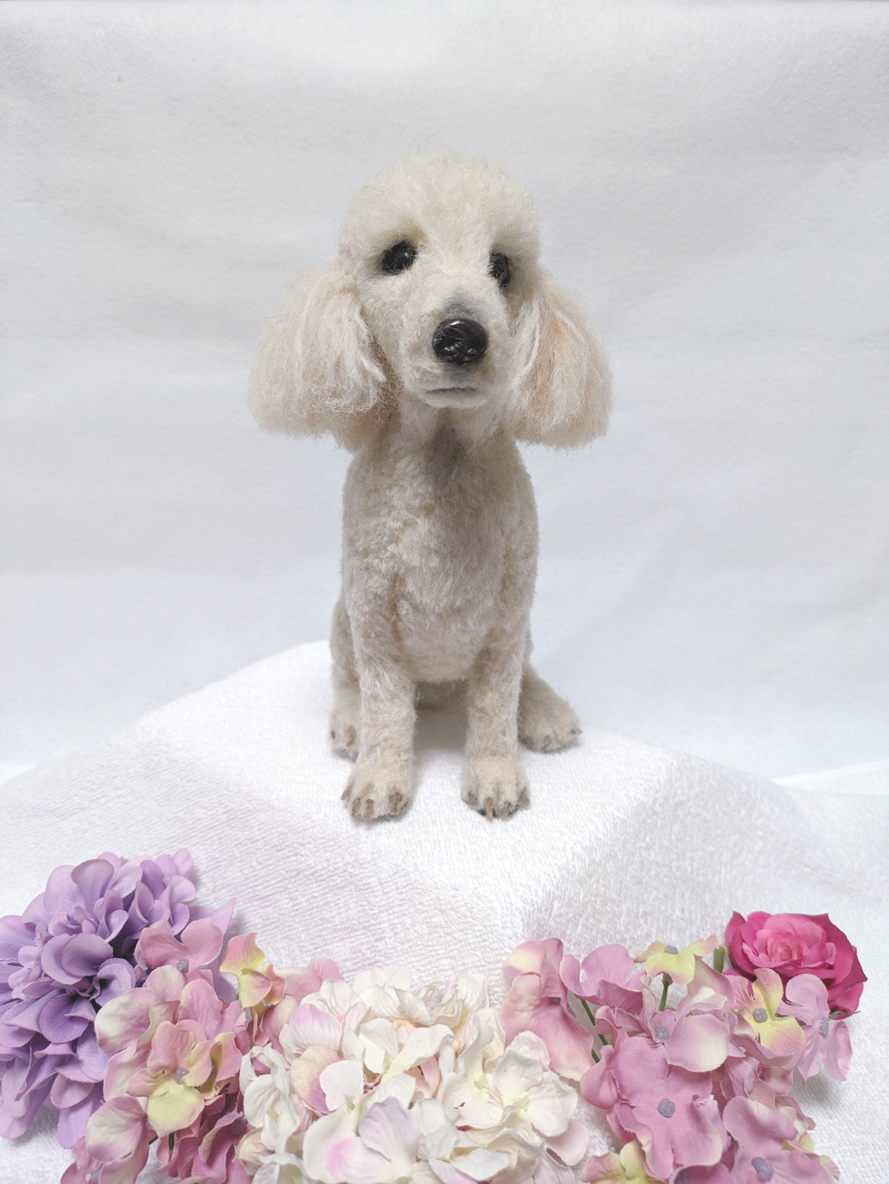 寒くてお布団から出られないよ　オーダー　犬　羊毛フェルト 寒くてお布団から出られないよ オーダー 犬 羊毛フェルト 寒くてお