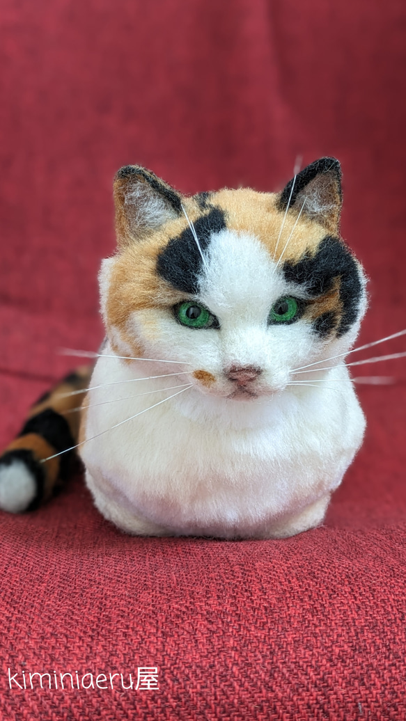 ❴オーダー❵もうずっと一緒♥️羊毛フェルトで蘇る愛犬＆愛猫の姿/ペットロスうちの子にまた会える 3枚目の画像