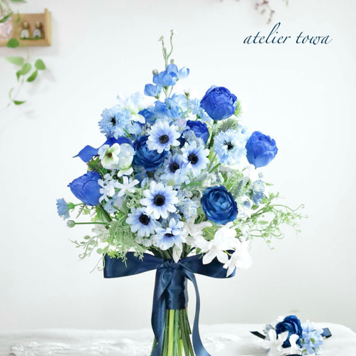 【はーページ】チューリップ12本&ブートニア Amazon｜造花 花束 チューリップ（12本セット） インテリア造花