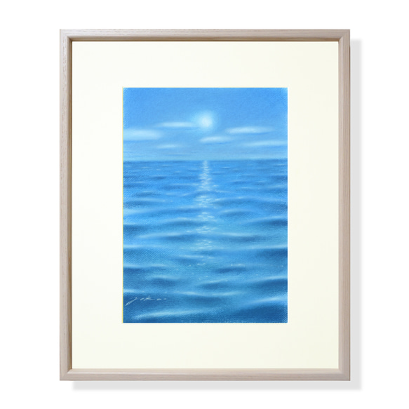 月あかり（パステル画・マット紙付き） 絵画 パステル画生活 通販 