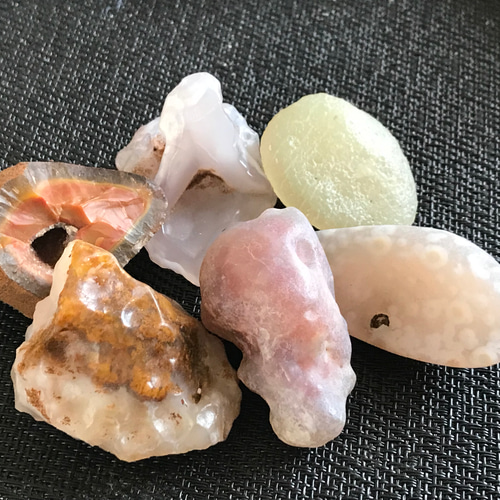 ゴビ石−1201 ゴビ瑪瑙 原石セット 大粒 【公式通販】