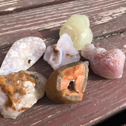 ゴビ石−1201 ゴビ瑪瑙　原石セット　大粒