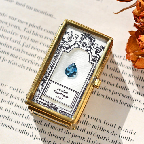 宝石ルース 『限定品！ネコちゃんネックレス！』天然ブルー