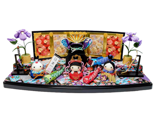 五月人形飾り】桃太郎・金太郎・浦島太郎 ハンドメイド【ユニーズ