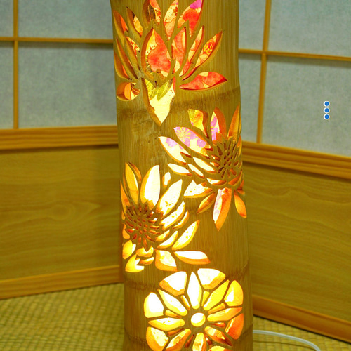 ☆竹灯り・竹あかり・竹灯籠～～ 癒しの灯り華衣ライン☆蓮池☆～～