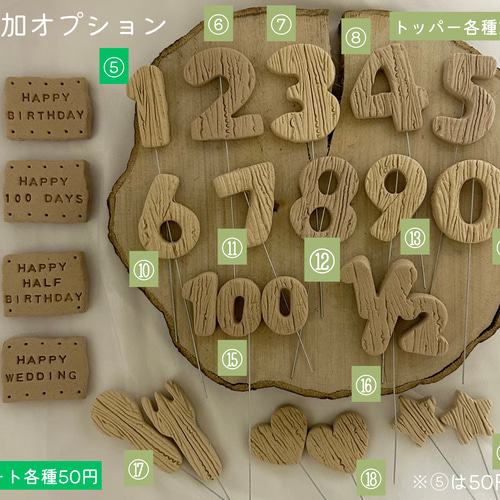 クレイケーキ フェイクケーキ 2段 土台 ランダム塗り Φ15cm クレイケーキ フェイクケーキ 2段 土台 ランダム塗り Φ15cm