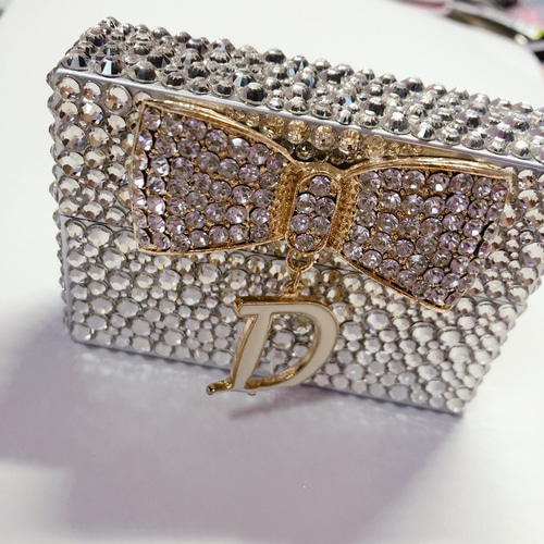 ヒートスティックケース デコ クリスタル 揺れるチャーム付き アイコス