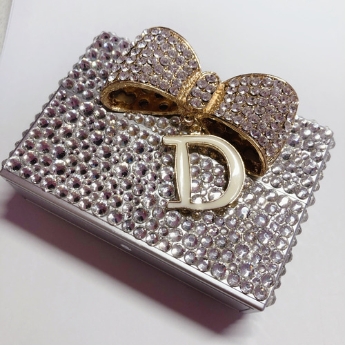 ヒートスティックケース デコ クリスタル 揺れるチャーム付き アイコス