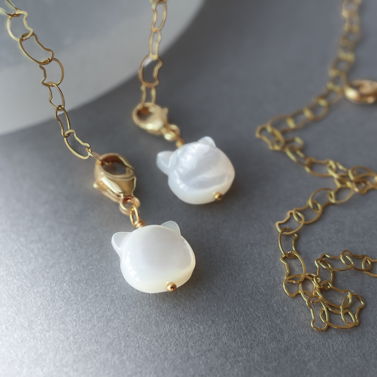 美品♡白蝶貝のペンダントチャーム!! ■■agete