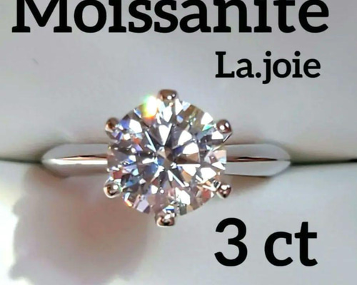 大人気！【1ct 】6爪 最高品質 モアサナイト 人工ダイヤモンド