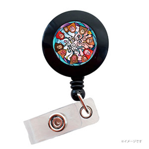 リールキーホルダー クリップ タイプ ID タグ 鳥 ペンギン イルカ 羊