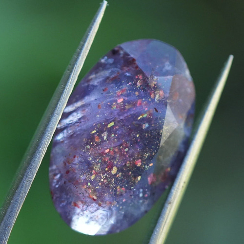 はち。さま専用アイオライトサンストーン　スフィア　天然石置物　C73 はち。さま専用アイオライトサンストーン スフィア 天然石置物 C73