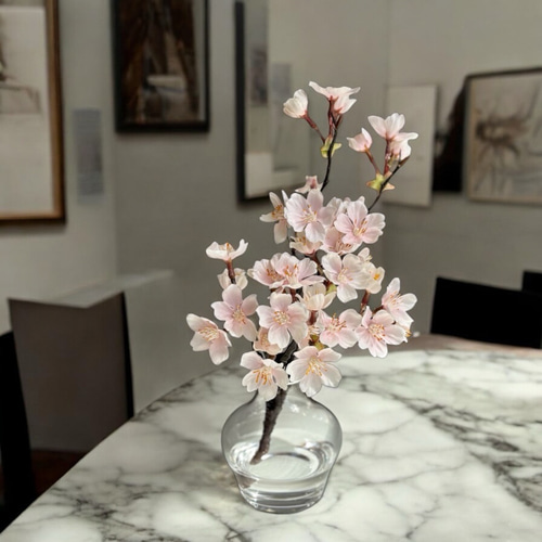 予約販売《ずっと咲いてる》桜の咲く幸せアレンジ約27cm/アーティ