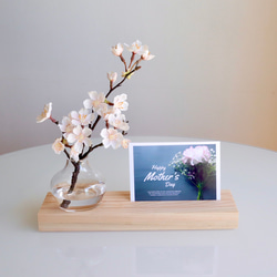 《ずっと咲いてる》桜の咲く幸せアレンジ約27cm/アーティフィシャルフラワー（造花）無料ギフトラッピング 10枚目の画像