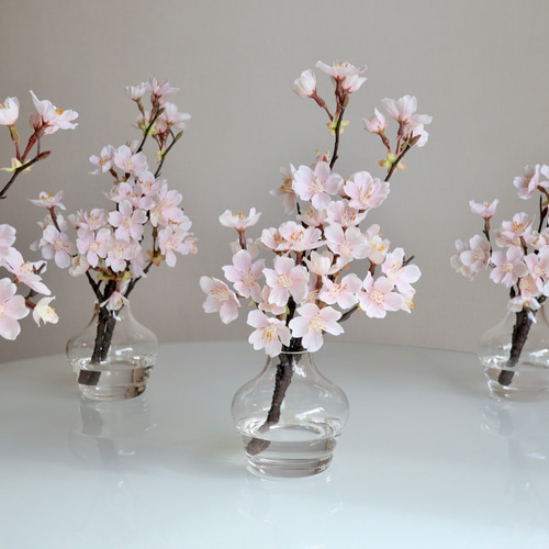 予約販売《ずっと咲いてる》桜の咲く幸せアレンジ約27cm/アーティ