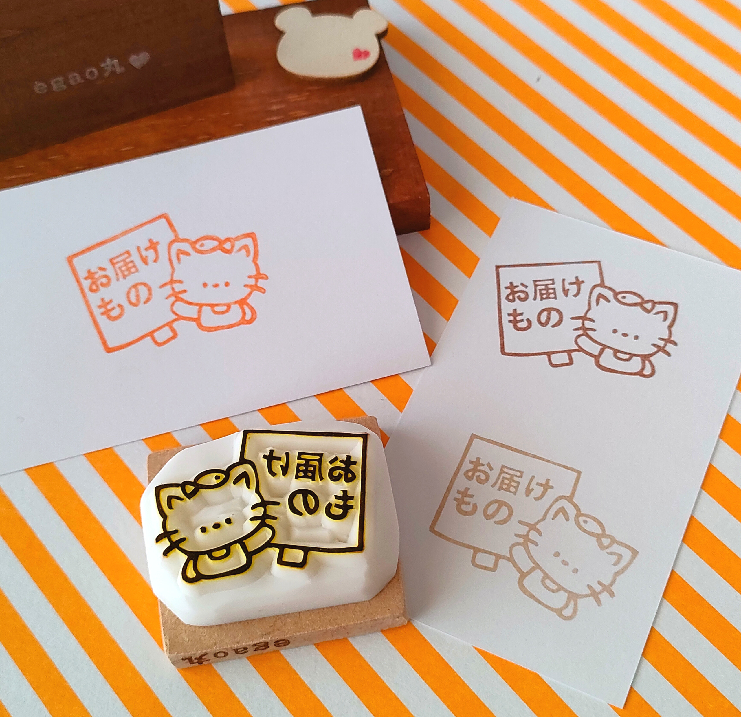 xipangu★【SALE】消しゴムはんこ★ねこ&パンダ