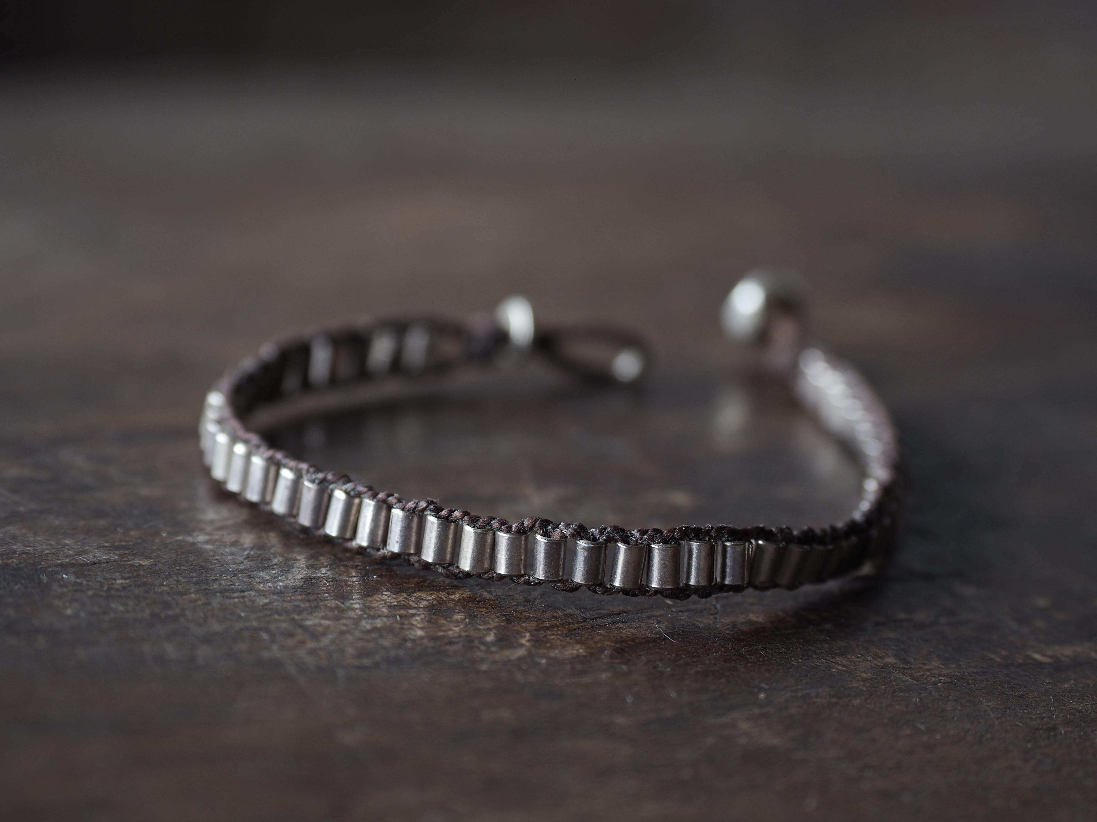 Ladder bracelet 'silver_plane'