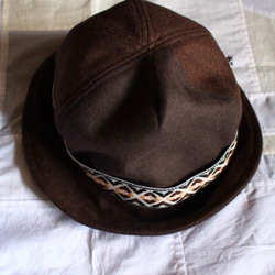 マウンテンハット/影帽子/MMM MADE サイズ54〜58cm アンゴラウール 男女兼用 8枚目の画像