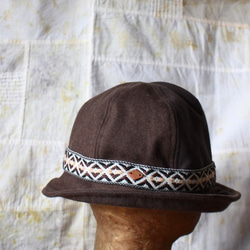 マウンテンハット/影帽子/MMM MADE サイズ54〜58cm アンゴラウール 男女兼用 7枚目の画像