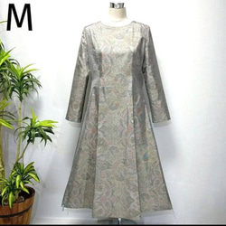 着物リメイク ワンピース 2WAY 花柄 Aライン プリンセスライン