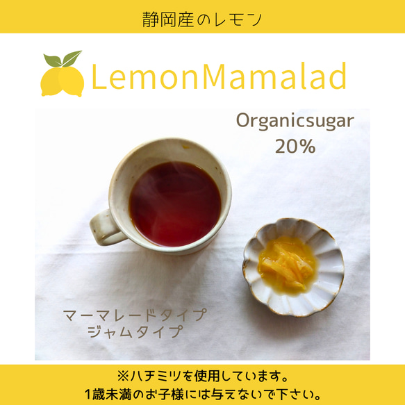 オーガニック★レモンのマーマレード   Lサイズ 1枚目の画像
