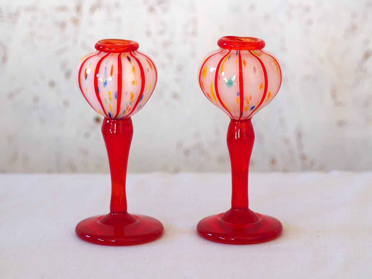 ❤️ひな人形〜赤ぼんぼり2点セット〜❤️《受注制作》