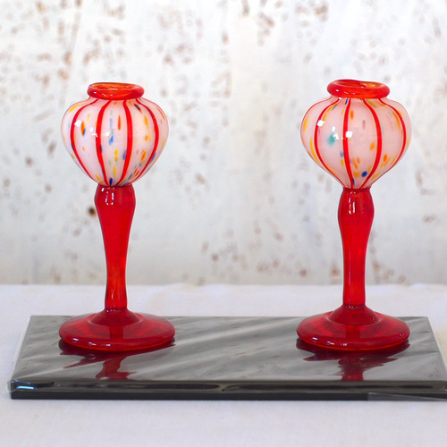 ❤️ひな人形〜赤ぼんぼり2点セット〜❤️《受注制作》 ひな人形・雛