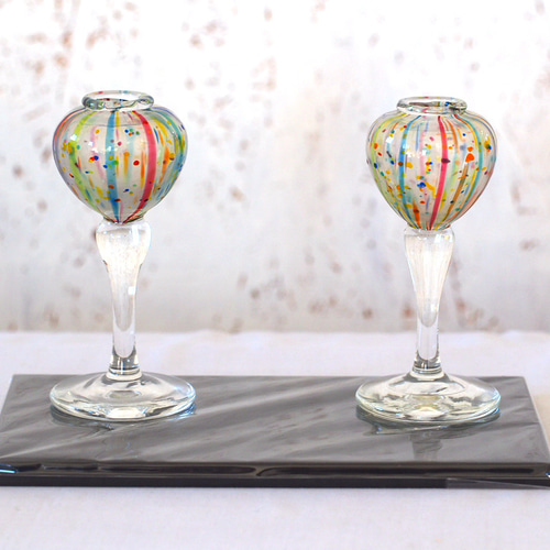 ❤️ひな人形〜カラフルなぼんぼり2点セット〜❤️ 《受注制作