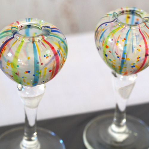 ❤️ひな人形〜カラフルなぼんぼり2点セット〜❤️ 《受注制作