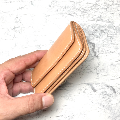 暮らしになじむ本革ミニ財布｜栃木レザー 小さい財布 キーリング付き