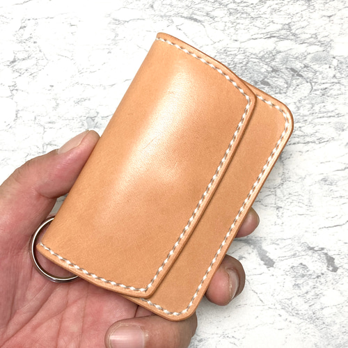 暮らしになじむ本革ミニ財布｜栃木レザー 小さい財布 キーリング付き