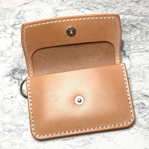 暮らしになじむ本革ミニ財布｜栃木レザー 小さい財布 キーリング付き