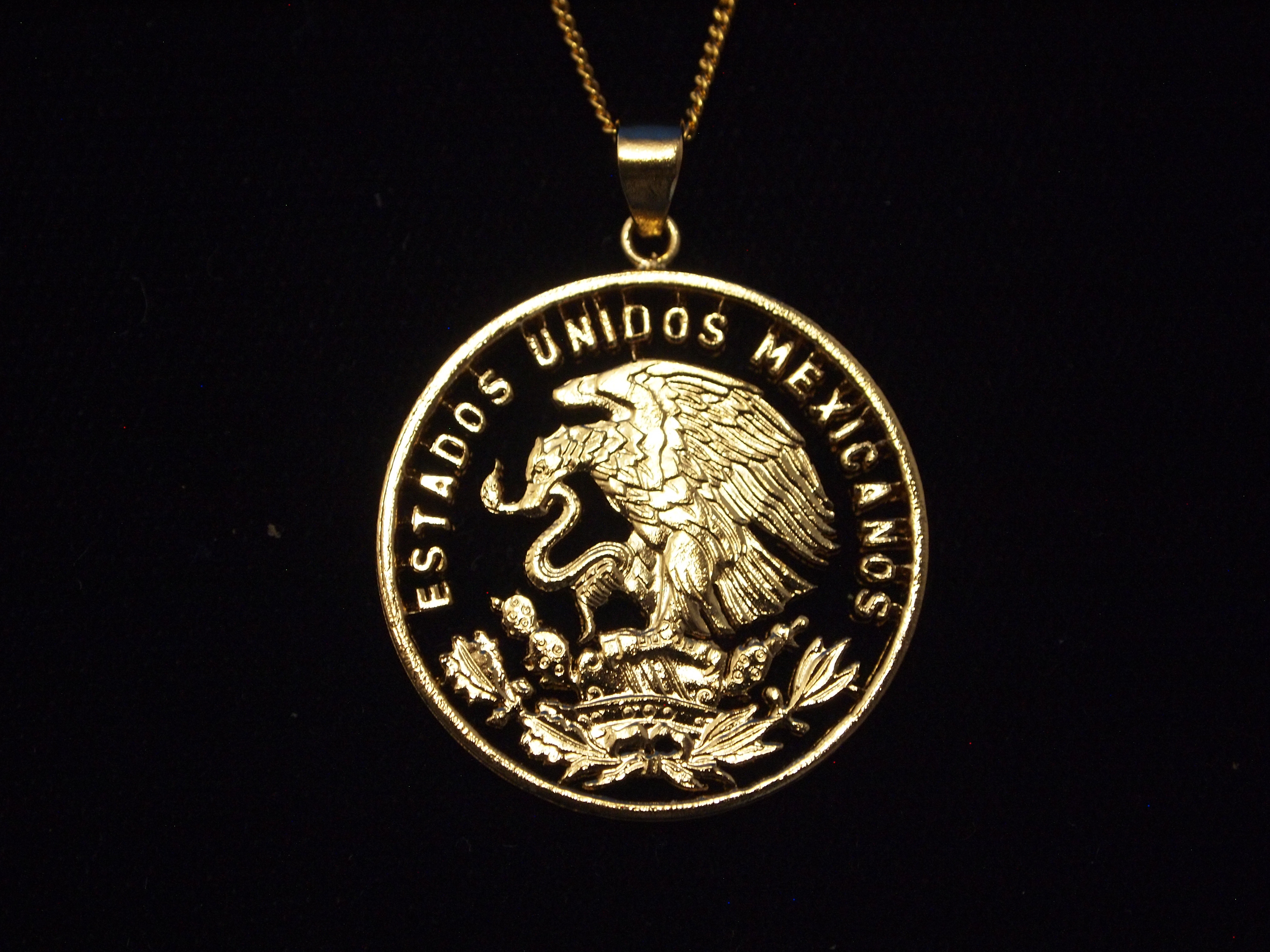 コインカットペンダント メキシコ20センタボス