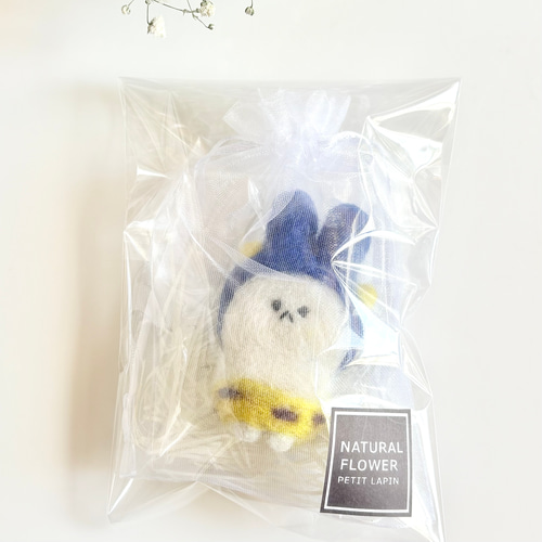うさぎ 泣いた赤鬼＆青鬼 羊毛フェルト マスコット 2点セット