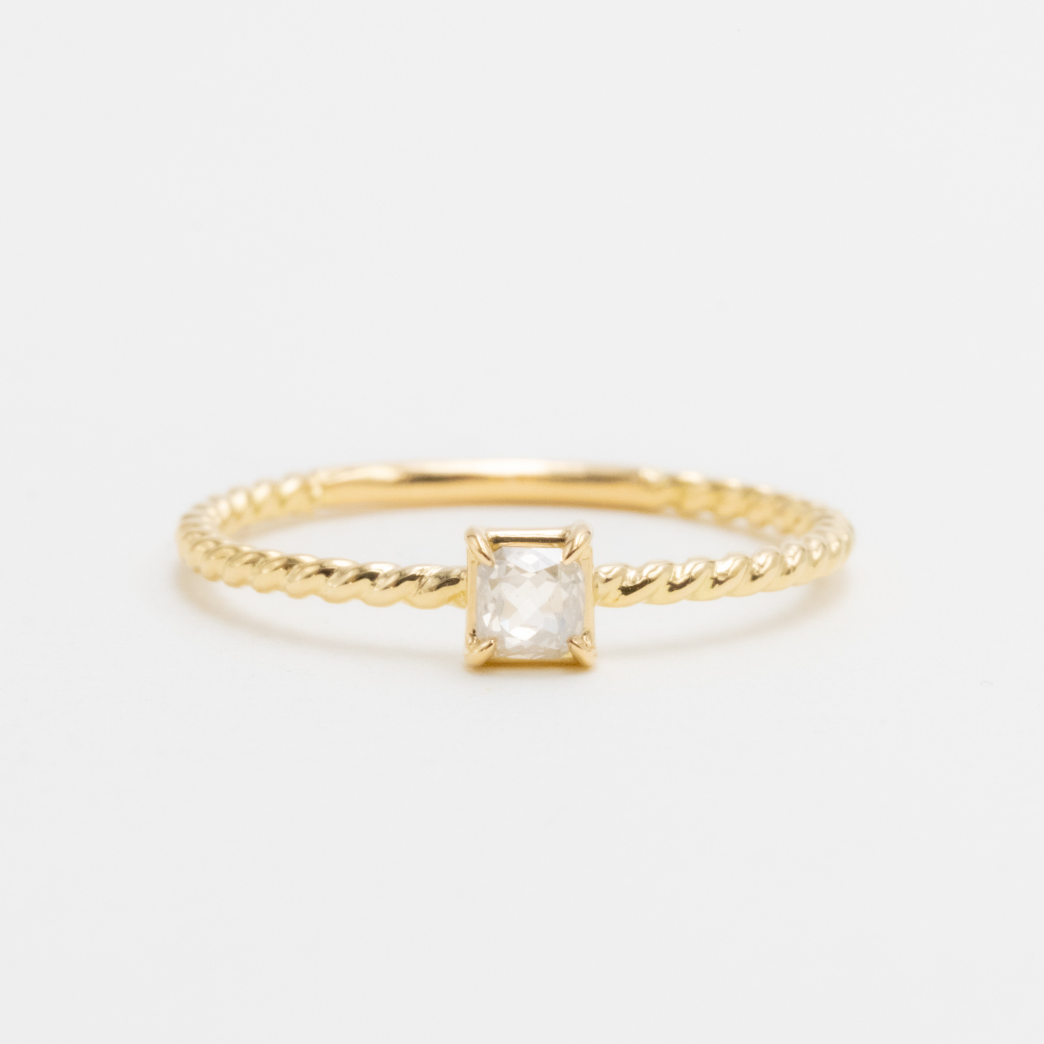 Dew Square Diamond Ring