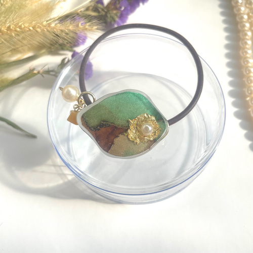 ヘアゴム No.373 ヘアゴム No.373 №373/透明感アクセサリー/レジン (@accessory