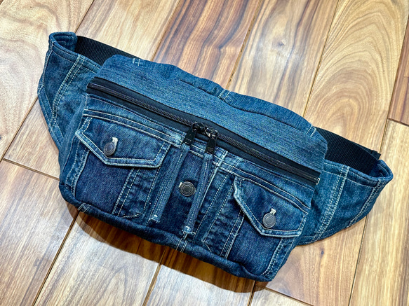 デニムリメイク☆ボディバッグ ボディーバッグ☆トートバッグ マザーズ